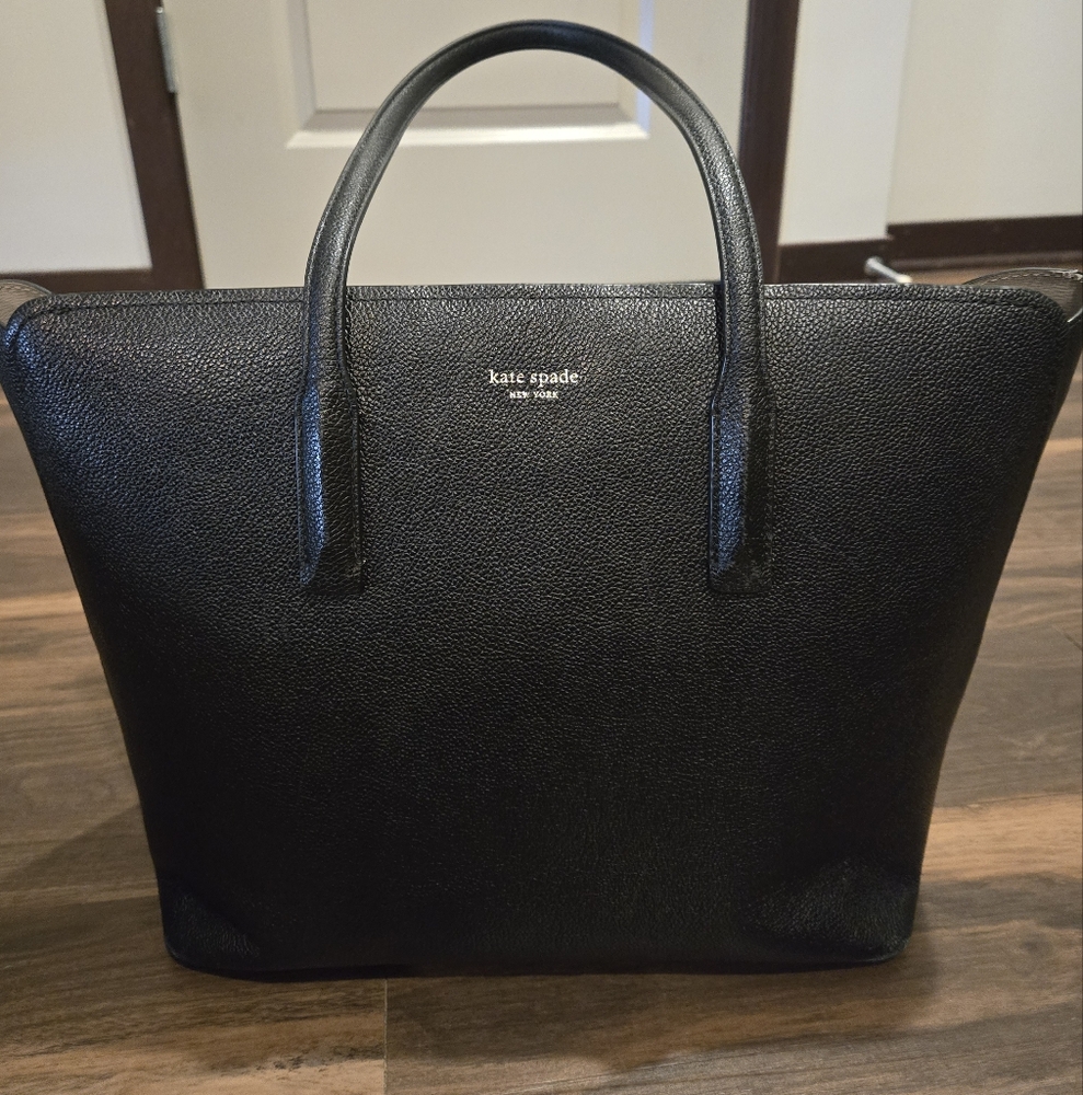 Kate Spade Black Tote with Structured Design